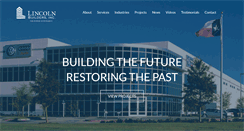 Desktop Screenshot of lincolnbuilders.com
